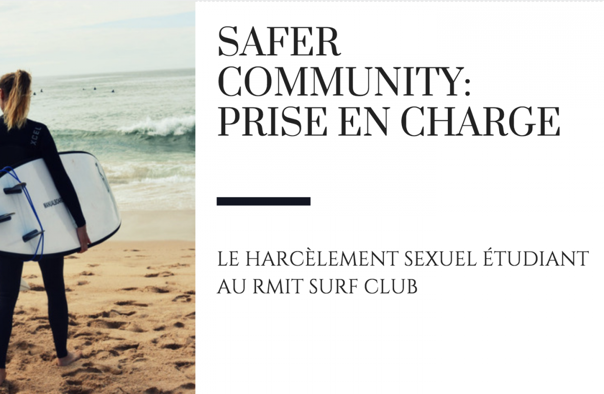 safer community rmit surf club harcèlement sexuel