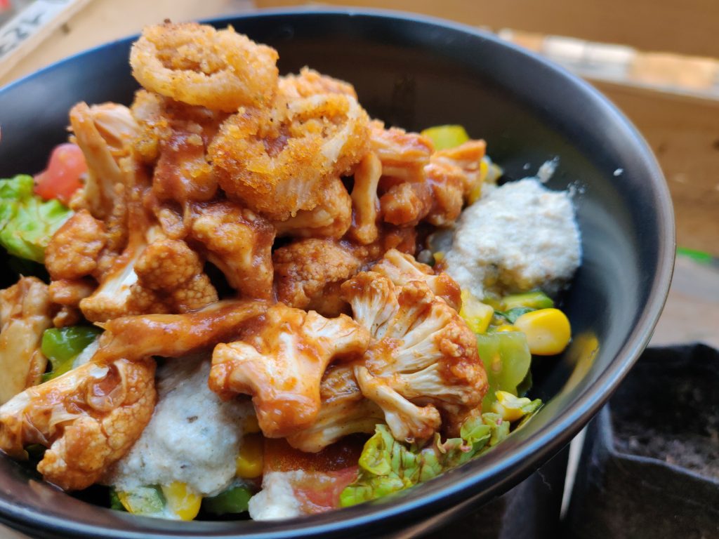 Salade de chou fleur barbecue à la sauce ranch maison Raton rêveur