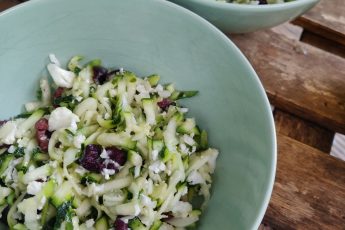 salade de spaghettis de courgette raton rêveur